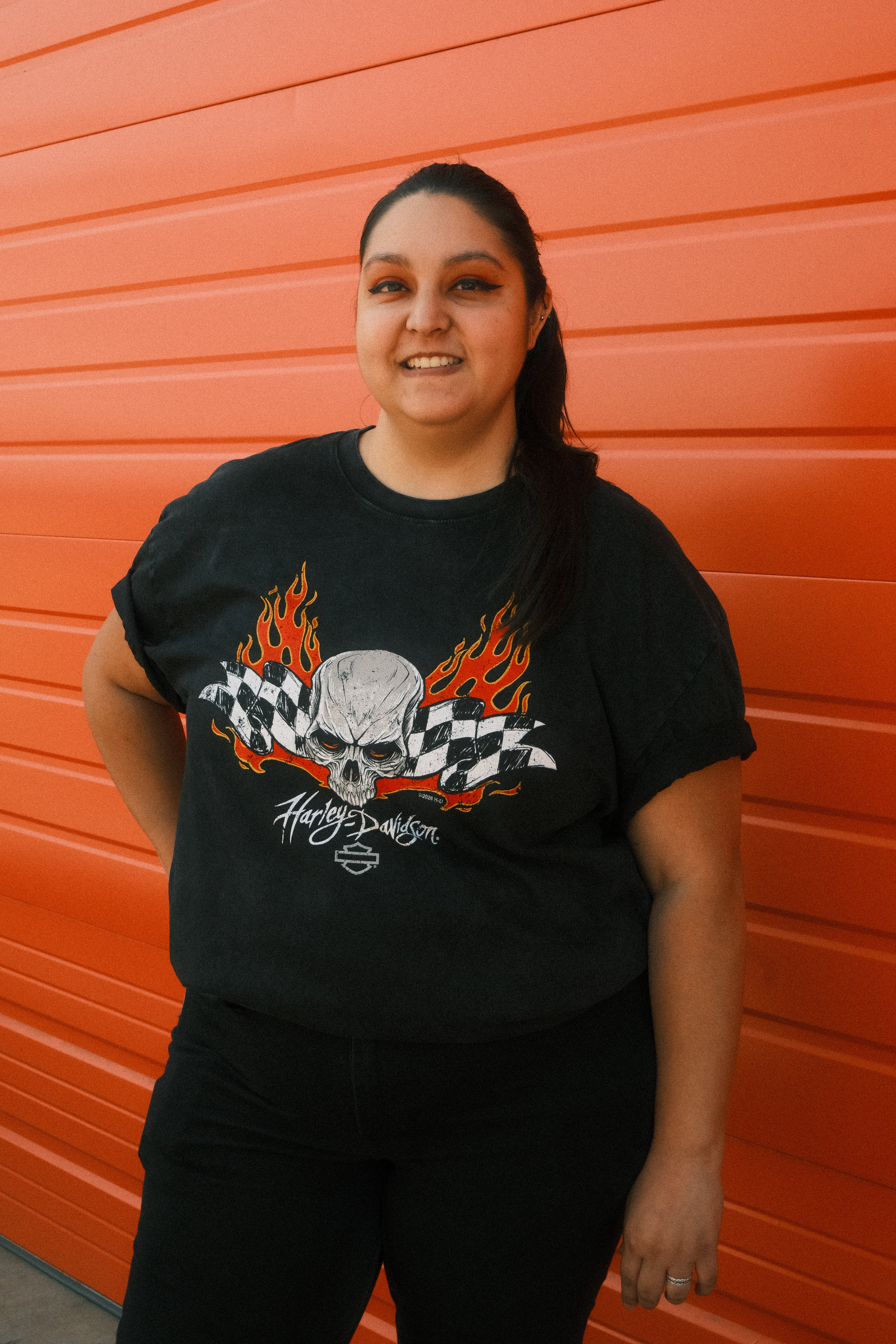 Checker Flame - T-Shirt