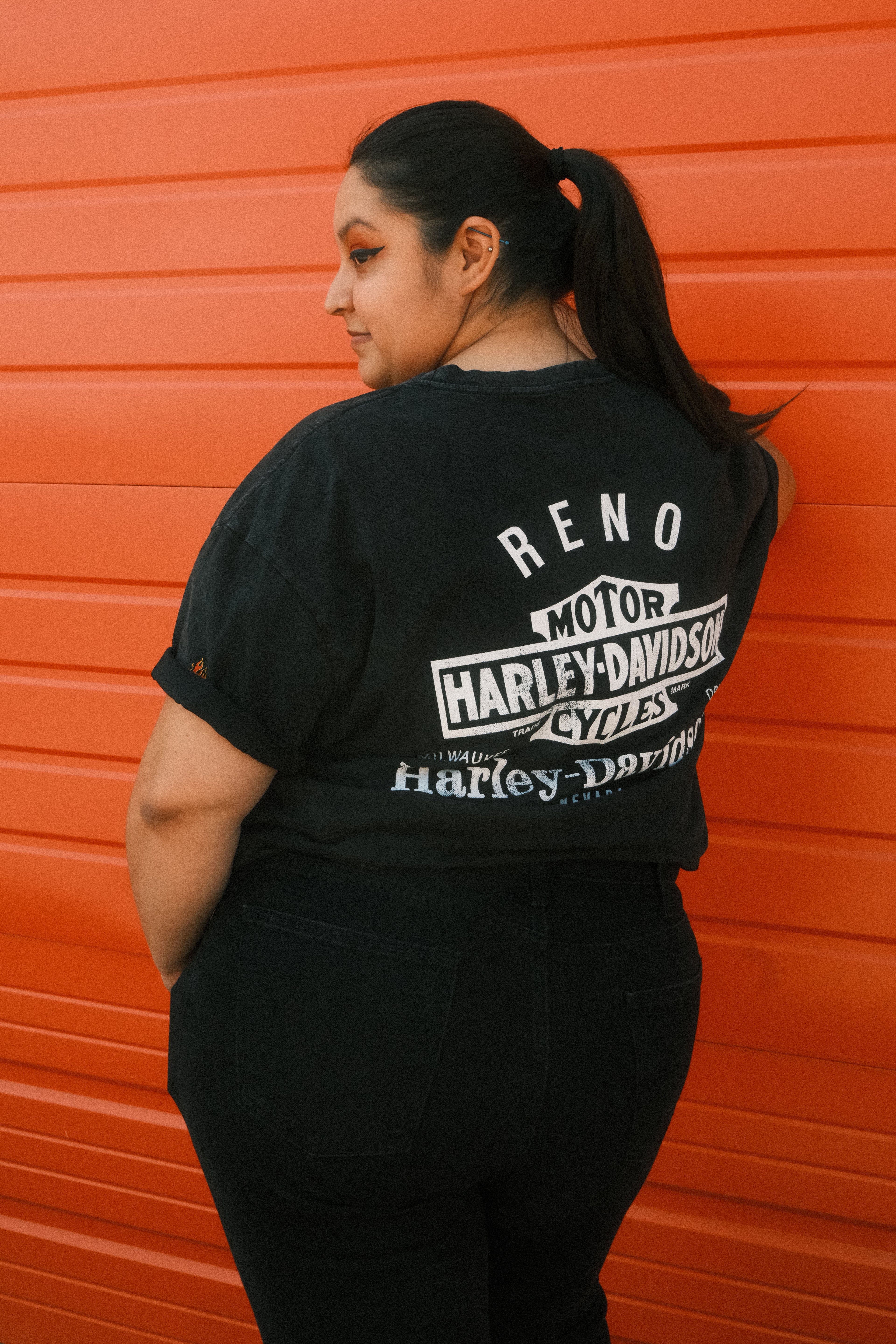 Checker Flame - T-Shirt