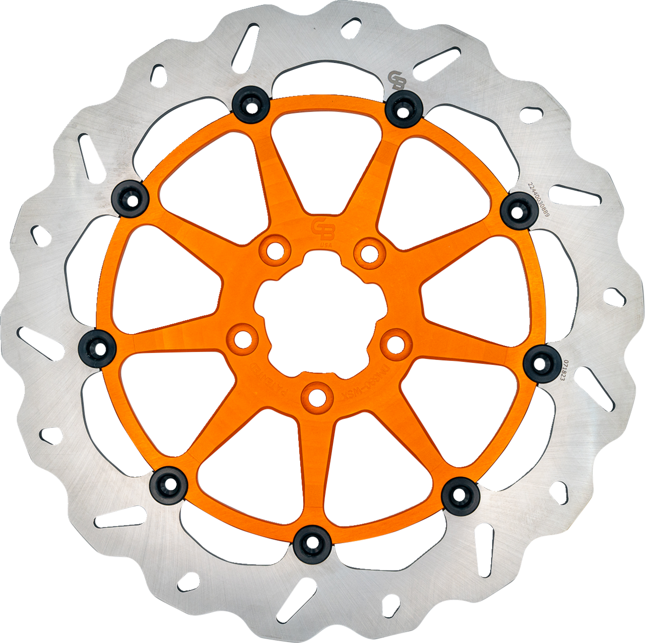 Wave® Brake Rotors - Front - Orange