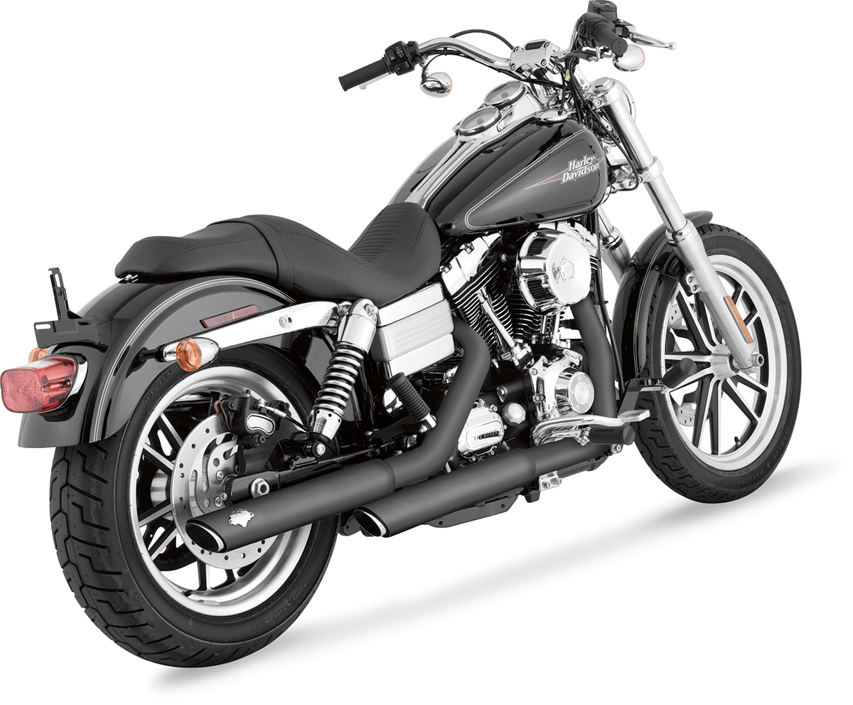 3" Round Twin Slash Slip-On Mufflers