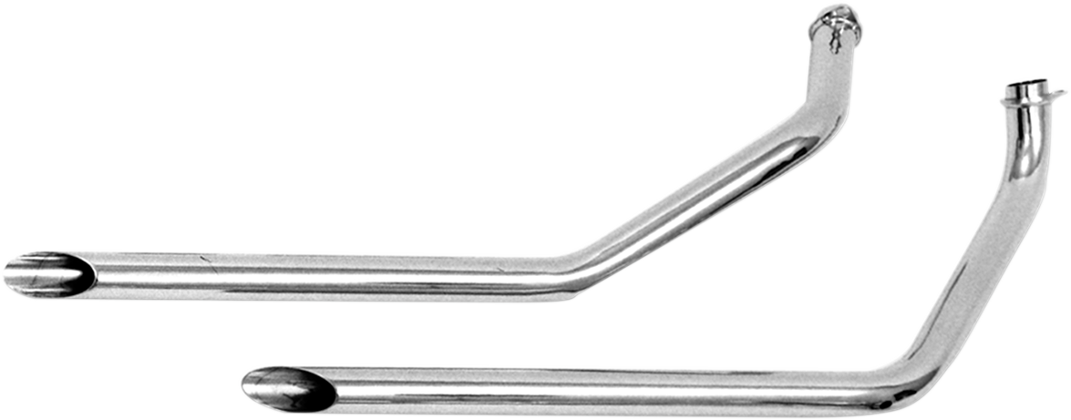 Staggered Dual Slash Cut Drag Pipes