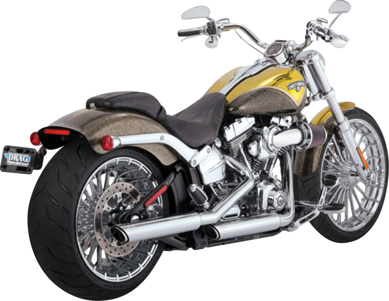 3" Twin Slash Slip-On Mufflers