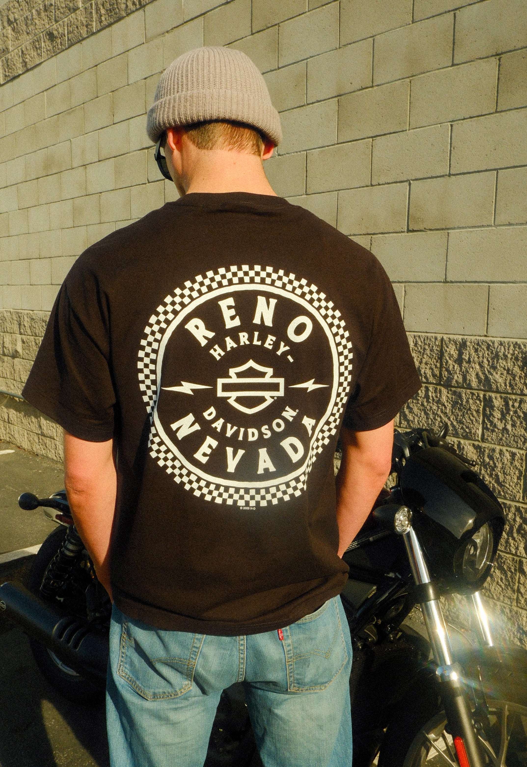 White Bar and Shield T-Shirt