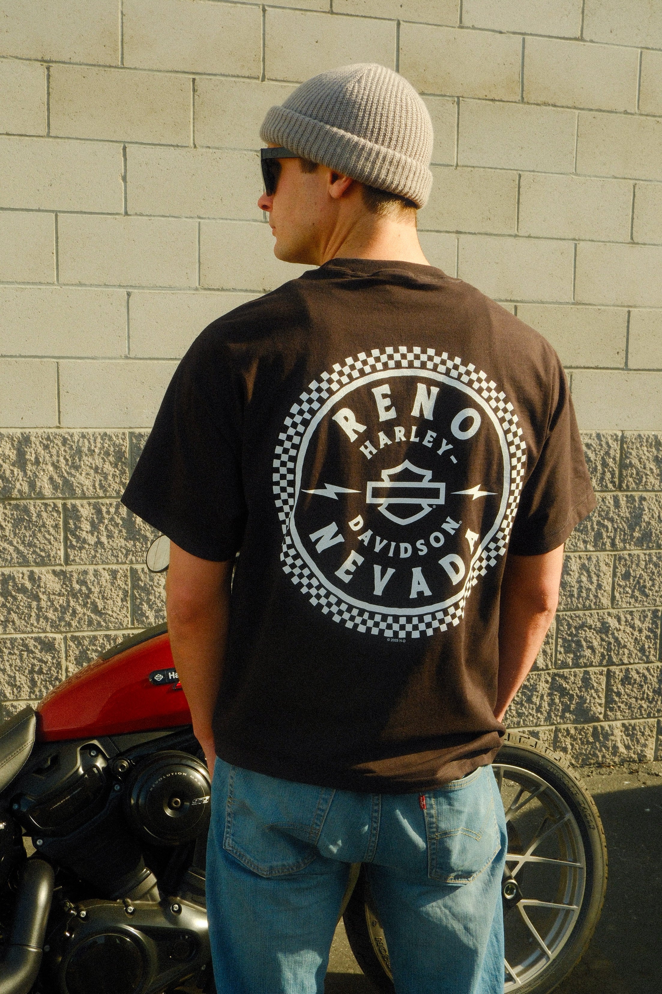 White Bar and Shield T-Shirt